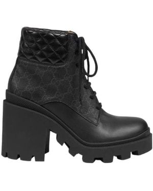 Gucci (Wmns) Gg Ankle Boot - Black