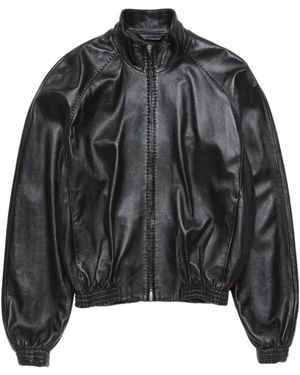 Acne Studios Leather Jacket - Black