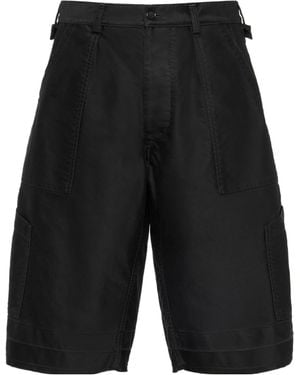 Maison Margiela Buttoned Utility Shorts - Black