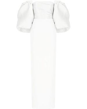 Solace London London Flori Maxi Dress - White
