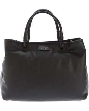 Emporio Armani Shopping Bag - Black