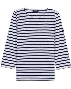 Saint James Striped T-Shirt - Blue