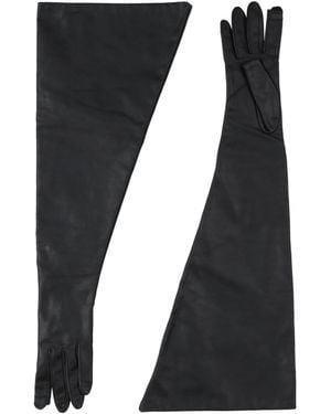 Rick Owens Leather Gloves - Black