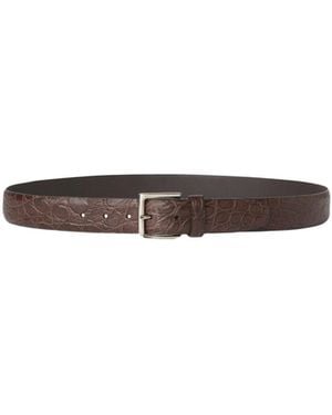 Loro Piana Owen-Belt Belt - White