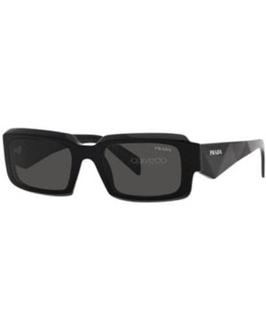 Prada Eyewear Rectangular Frame Sunglasses - White