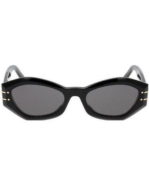 Dior Eyewear Signature B1U Butterfly Frame Sunglasses - White