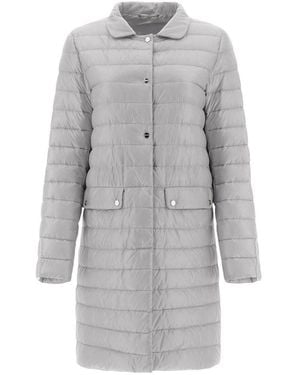 Herno Padded Button-Up Coat - Gray