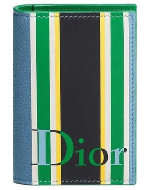 Dior Iviera Bifold Card Holder - Green