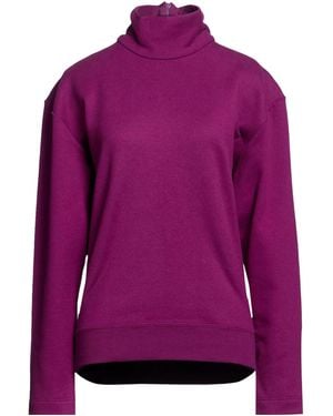 Saint Laurent Half-Zip Sweatshirts - Purple