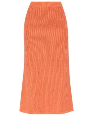 ワンピース CHLOE Women Mid Skirts C24SRO010046T7 Orange Orange Chloé Skirts for Women | Lyst
