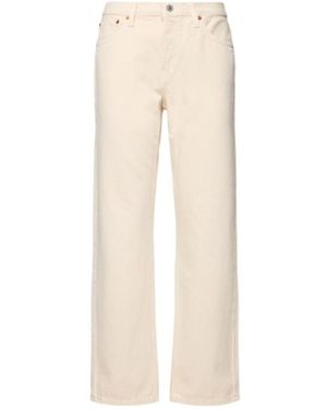 RE/DONE Five Pocket Wrangler Jeans - Natural