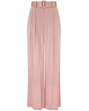 Zimmermann Tuck Trousers - Pink