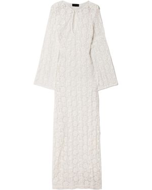 Nili Lotan Long Sleeve Dress - White