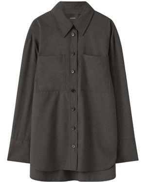 JOSEPH Button-Up Shirt - Grey