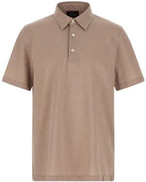 Brioni Classic Polo Shirt - Brown