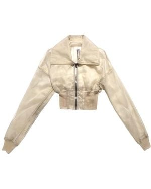 Rick Owens Long-Sleeved Casual Jacket - Natural