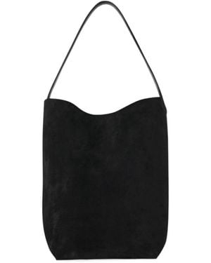 The Row Medium N/S Park Tote Bag - Black
