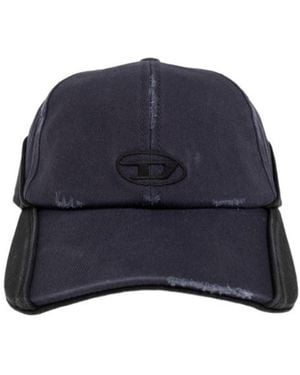 DIESEL C-Dale Distressed Baseball Cap - Blue