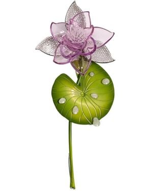 Dior En Fleurs Brooch - Green