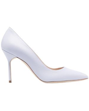 Manolo Blahnik Pointed High Heels - White