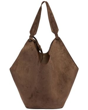 KHAITE Lotus Medium Tote Bag - Brown