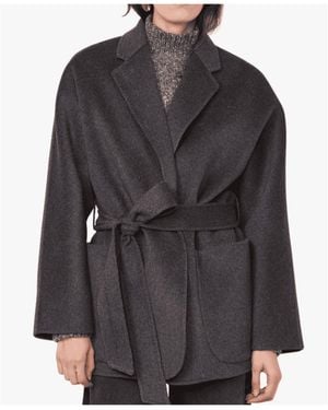 Officine Generale Single-Breasted Coat - Black