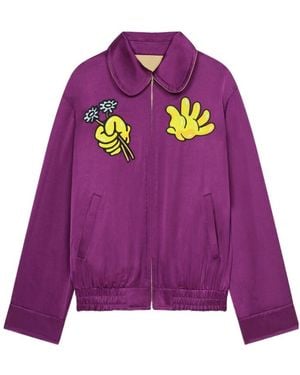 KENZO Boke Boy Reversible Zipped Jacket - Purple