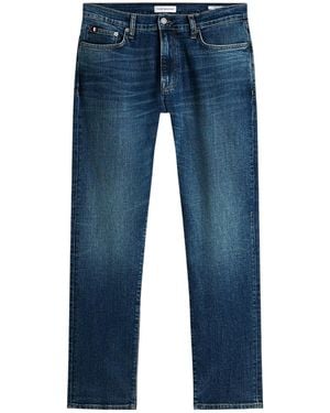 Tommy Hilfiger Denton Slim Straight Whiskered Jeans - Blue