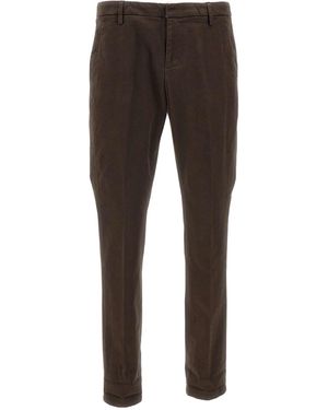 Dondup Slim Cut Stretched Chinos - Grey
