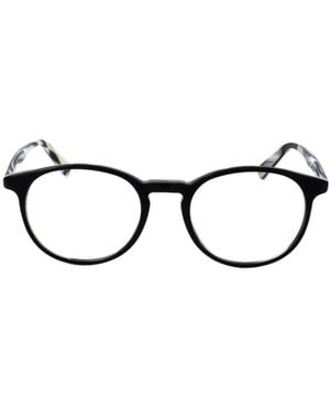 Moncler Eyewear Round Frame Glasses - Metallic