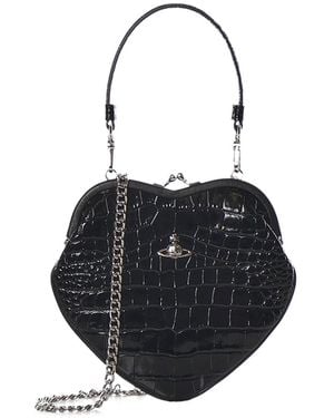 Vivienne Westwood Orb Plaque Embossed Tote Bag - Black