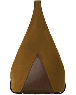 Stella McCartney Teardrop-Shaped Bucket Bag - Brown