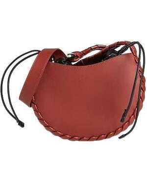 Chloé Solid Color Cross-Body Bags - Red