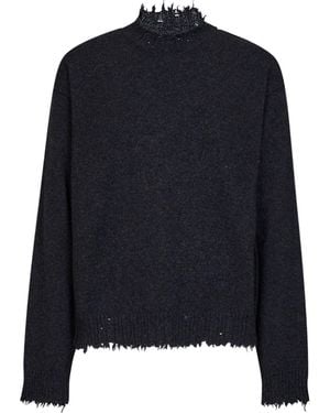 Uma Wang Long-Sleeved Jumper - Blue