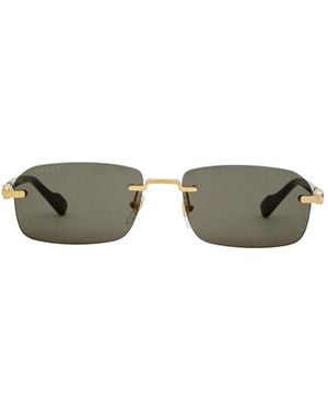 Gucci Frameless Square Sunglasses - Multicolour