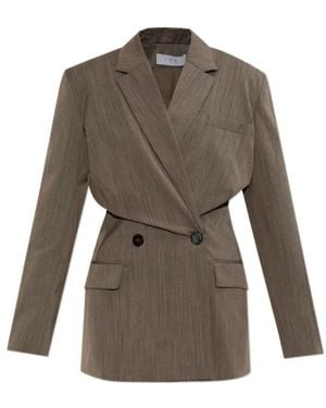 IRO Long-Sleeved Suit Jacket - Brown
