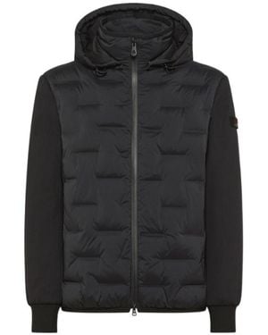 Peuterey Quilted Zip-Up Jacket - Black