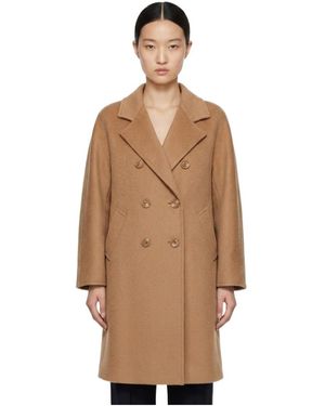 Marissa Chiara Double-Breasted Coat - Brown