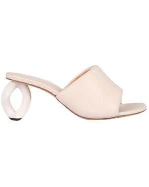 JW Anderson Open-Toe High-Heeled Sandals - Natural