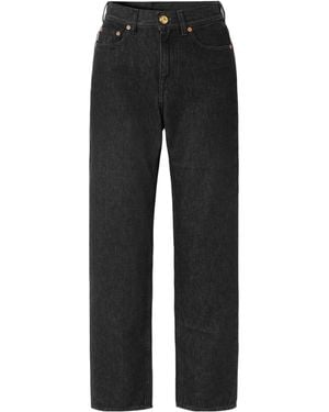 Blazé Milano Clapotis Paso High-Rise Straight-Leg Jeans - Black