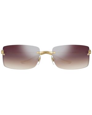 Cartier Rimless Sunglasses - Multicolour