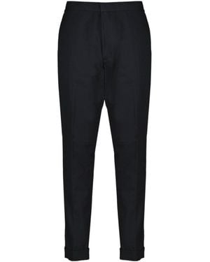 Officine Generale Officine Générale Joseph Seersucker Trousers - Black