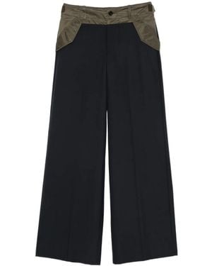 パンツ Sacai Black Wool Wide-Leg Pant Sacai Black Wool Wide-leg Pant | eBay