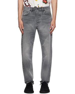Carhartt Dark-Wash Straight-Leg Jeans - Blue
