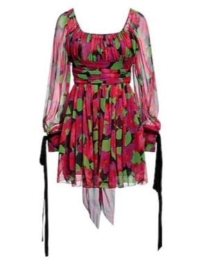 Saint Laurent Silk Dresses - Red