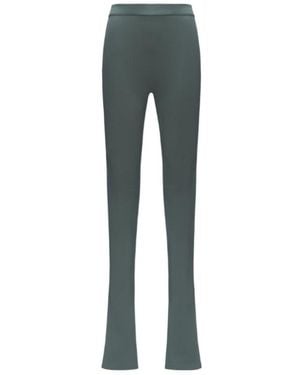 K-Way Flaggy Scuba Sculpted Flared Sport Pants - Gray