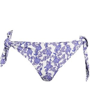 Isabel Marant Floral-Print Bikinis - Blue