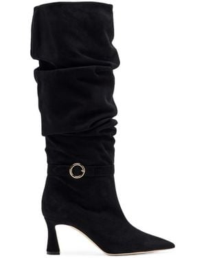 Malone Souliers Melina 70 Suede Knee-High Boots - Black