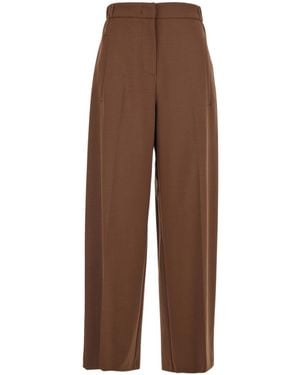 ..,merci Semi-Elastic Waist Pants - Brown
