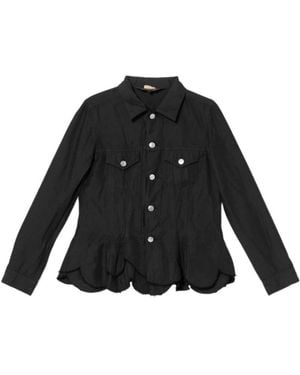 Comme des Garçons Long Sleeve Jacket - Black